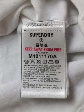 Camiseta Superdry Hombre Talla S