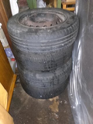 Ruedas 14x100 con 80% vida útil