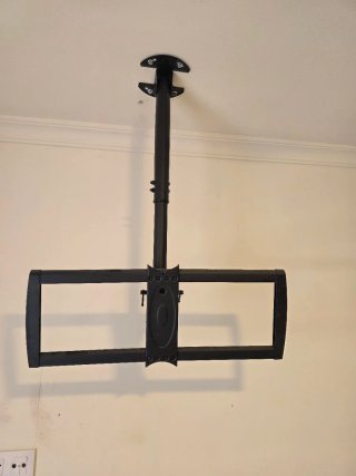 Soporte TV Techo Negro