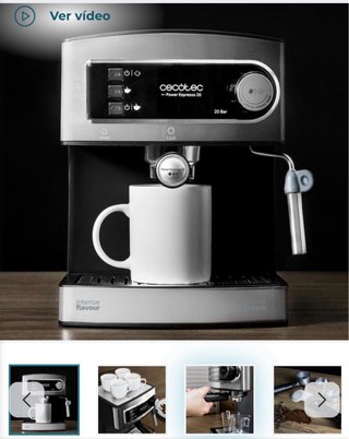 Cafetera Cecotec Power Espresso 20