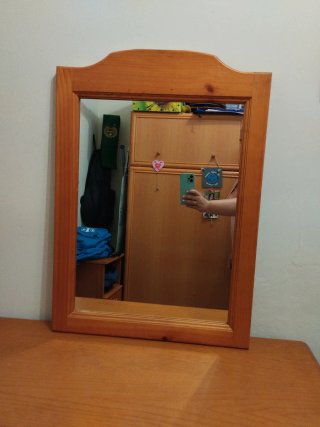 Espejo de madera