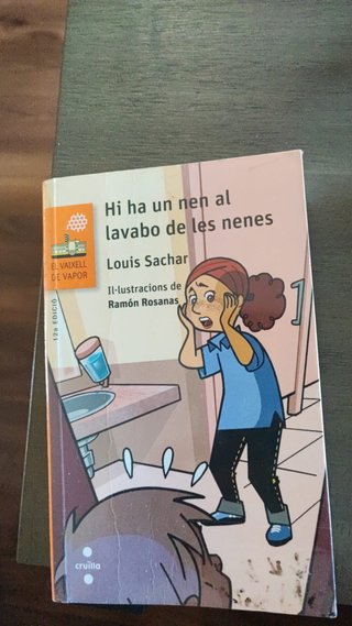 Hi ha un nen al lavabo de les nenes