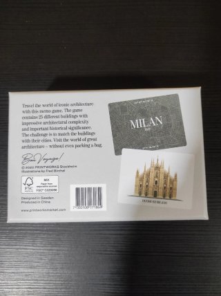 Juego de memoria "Iconic Buildings of the World"