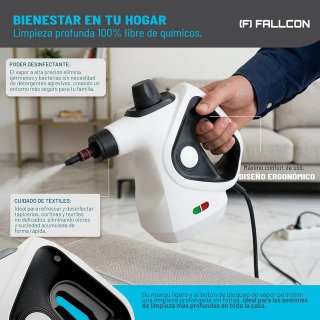 Vaporeta FALLCON TM-377 Alta Presión + Accesorios