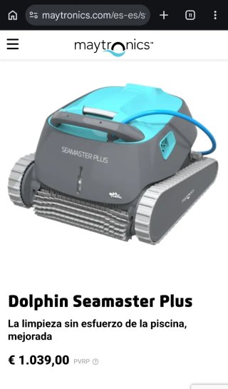 Robot Limpiafondos Dolphin Seamaster Plus