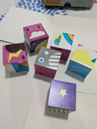 Juego Little Cubes Clementoni 6 piezas