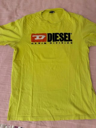 Camiseta Diesel DENIM DIVISION Amarilla
