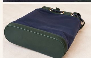 Bolso Saco Lacoste Azul Marino y Verde