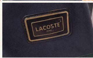 Bolso Saco Lacoste Azul Marino y Verde