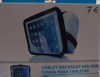 Funda para tablet en asiento trasero
