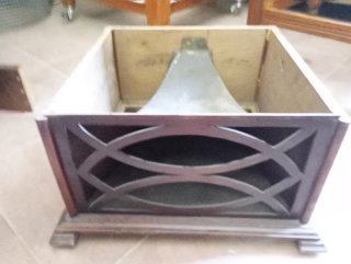 Caja de gramófono de madera