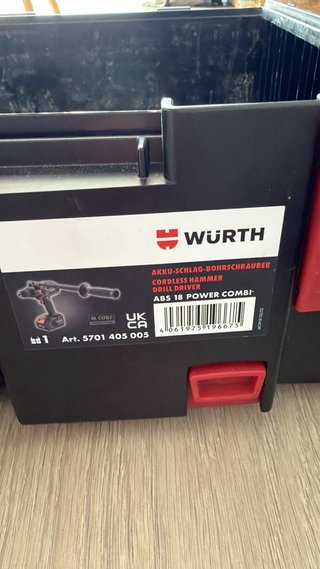 Taladro Würth ABS 18 Power Combi