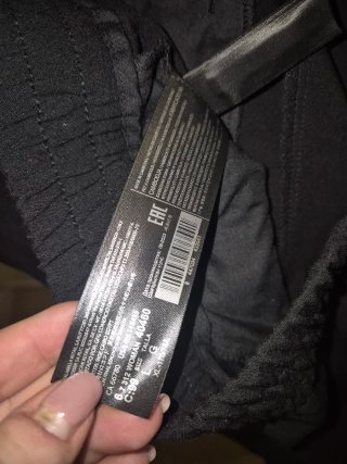 Pantalón negro Mango Talla L