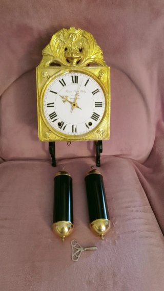 Reloj de Pared Francés Antiguo Morez