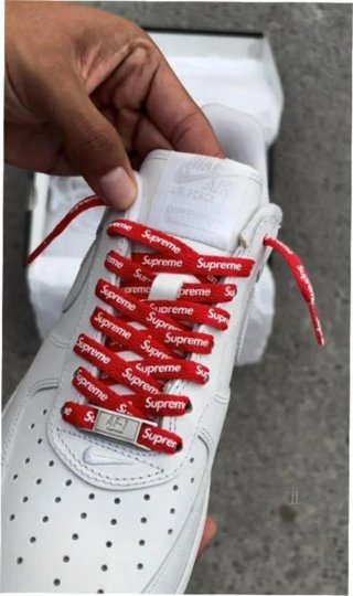 Nike Air Force 1 Low Supreme Blanco EU40.5
