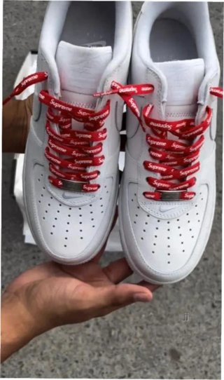 Nike Air Force 1 Low Supreme Blanco EU40.5