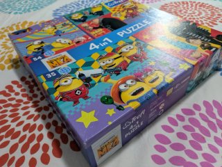 Puzzle 4 en 1 Minions Despicable Me 4