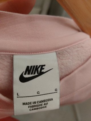 Sudadera Nike Rosa Talla L,