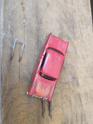 Hot Wheels 1955 Chevy Bel Air Hot Rot 1/64