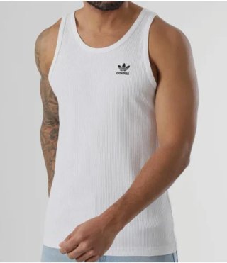 Camiseta tirantes Adidas blanca