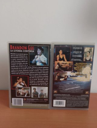 2 VHS: Brandon Lee - La Leyenda Continua + Rapid F