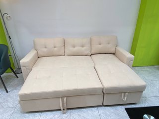 Sofá chaise longue beige PRECIO ESPECIAL