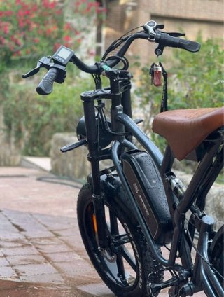 Bicicleta eléctrica estilo retro