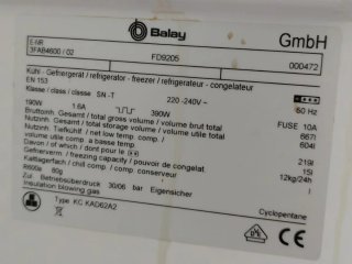 Recambios Balay Nevera