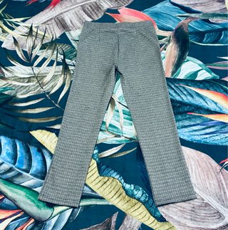 Pantalón Corte Recto Oficina Ajustados Cuadros M38