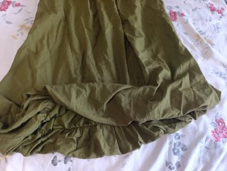 Vestido Zara Halter Globo Verde Talla S