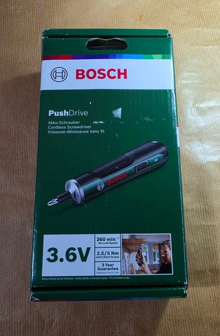 ATORNILLADOR BOSCH GO PUSHDRIVE - COMO NUEVO