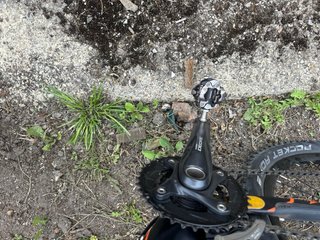 Bicicleta KTM Naranja y Negra