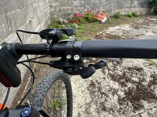 Bicicleta KTM Naranja y Negra