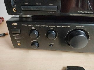 Equipo de música JVC negro
