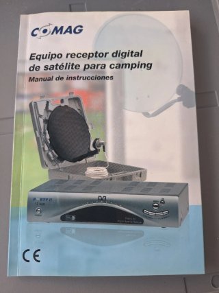 Equipo receptor digital gris
