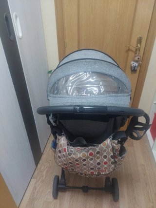 Silla de paseo gris