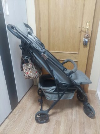 Silla de paseo gris