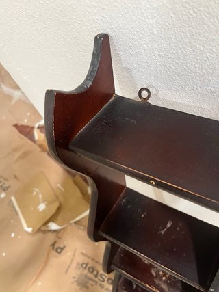 Estantería de madera 4 baldas con cajón