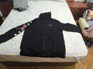 Sudadera Jordan Negra con Capucha
