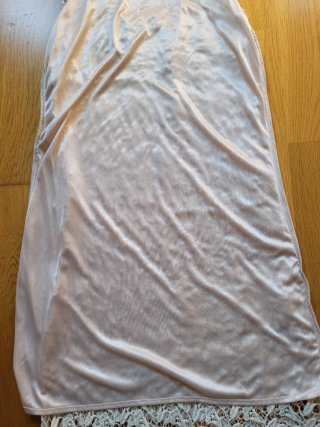 Vestido encaje rosa Pull&Bear