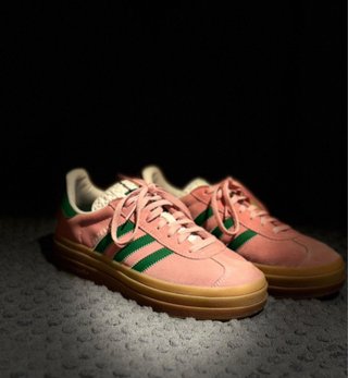 Zapatillas Adidas Gazelle Rosa y Verde