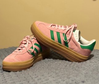 Zapatillas Adidas Gazelle Rosa y Verde