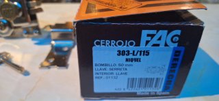 Cerrojo FAC 300 L/115 Derecha Bombillo 50mm