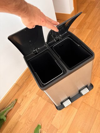 Cubo basura doble