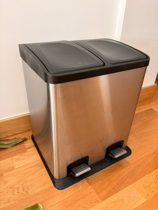 Cubo basura doble