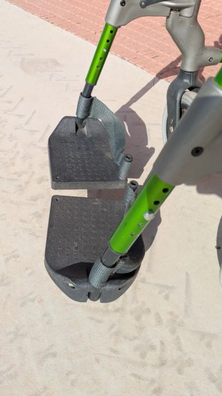 Silla de ruedas de aluminio