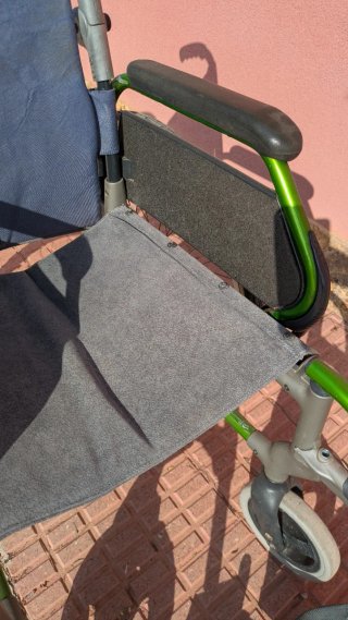 Silla de ruedas de aluminio