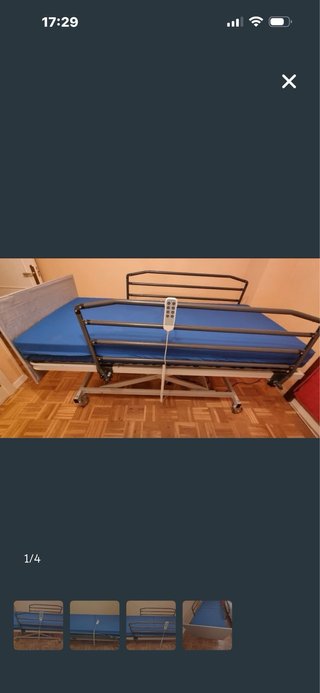 Cama ortopédica articulada eléctrica