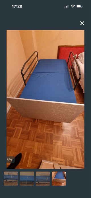 Cama ortopédica articulada eléctrica