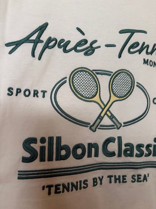 Camiseta Silbon Après-Tennis Monaco